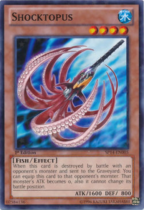 Yu-Gi-Oh! SP14 Shocktopus (V.2 - Starfoil Rare)