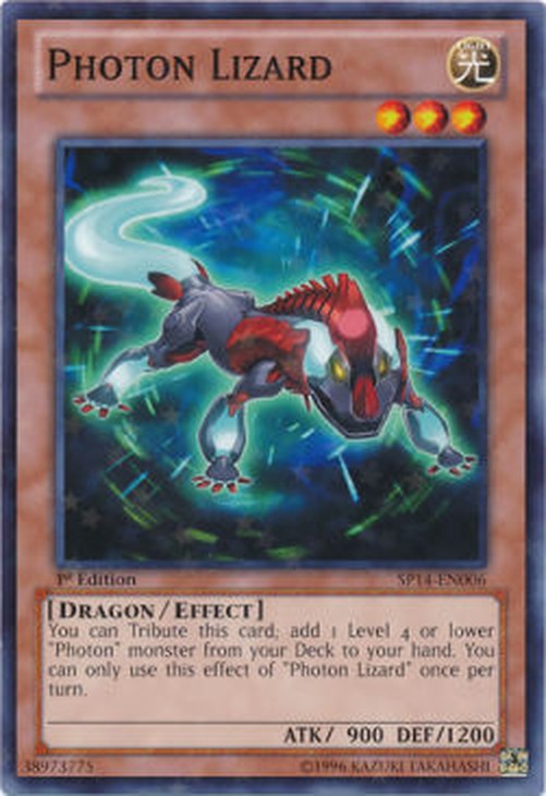 Yu-Gi-Oh! SP14 Photon Lizard (V.2 - Starfoil Rare)