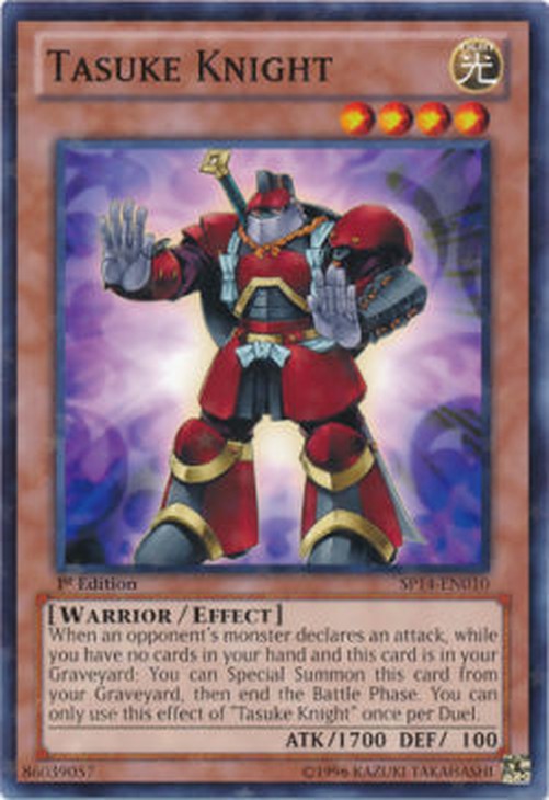 Yu-Gi-Oh! SP14 Tasuke Knight (V.2 - Starfoil Rare)