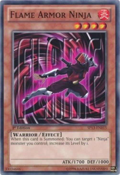 Yu-Gi-Oh! SP13 Flame Armor Ninja (V.1 - Common)