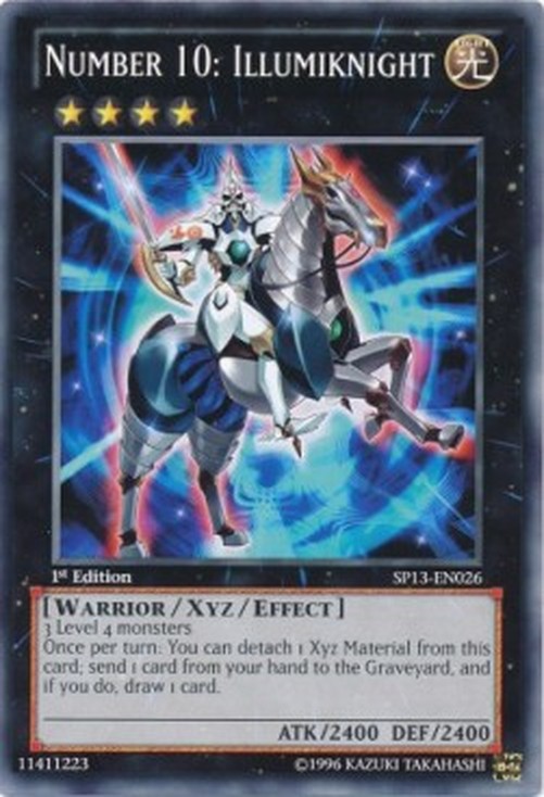 Yu-Gi-Oh! SP13 Number 10: Illumiknight (V.1 - Common)
