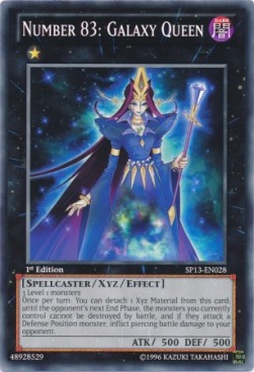 Yu-Gi-Oh! SP13 Number 83: Galaxy Queen (V.1 - Common)