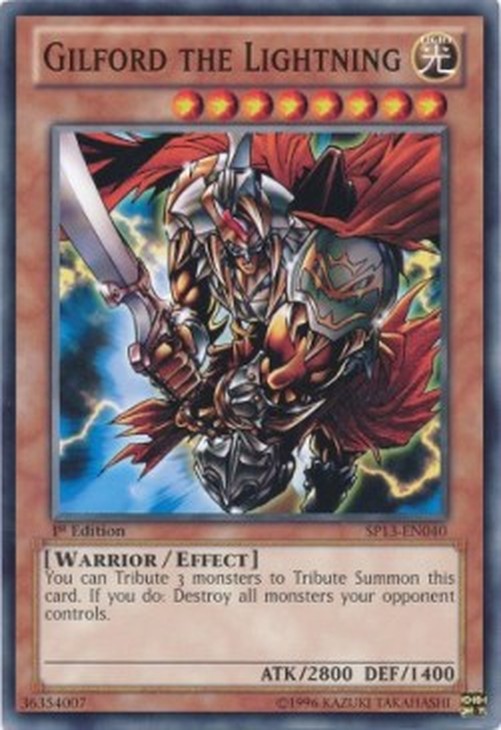 Yu-Gi-Oh! SP13 Gilford the Lightning (V.1 - Common)