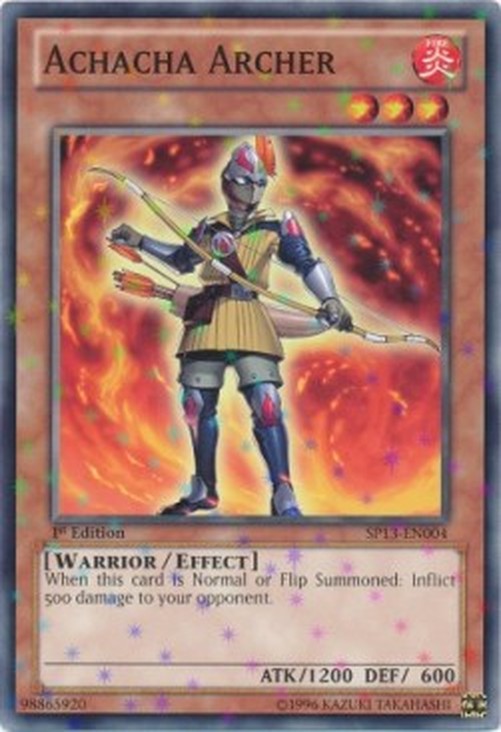 Yu-Gi-Oh! SP13 Achacha Archer (V.2 - Starfoil Rare)