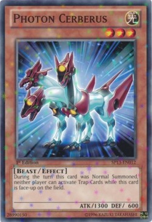 Yu-Gi-Oh! SP13 Photon Cerberus (V.2 - Starfoil Rare)