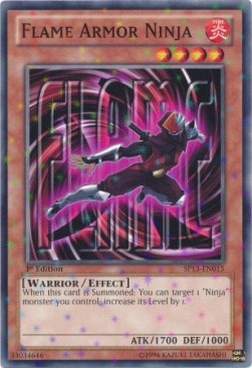 Yu-Gi-Oh! SP13 Flame Armor Ninja (V.2 - Starfoil Rare)
