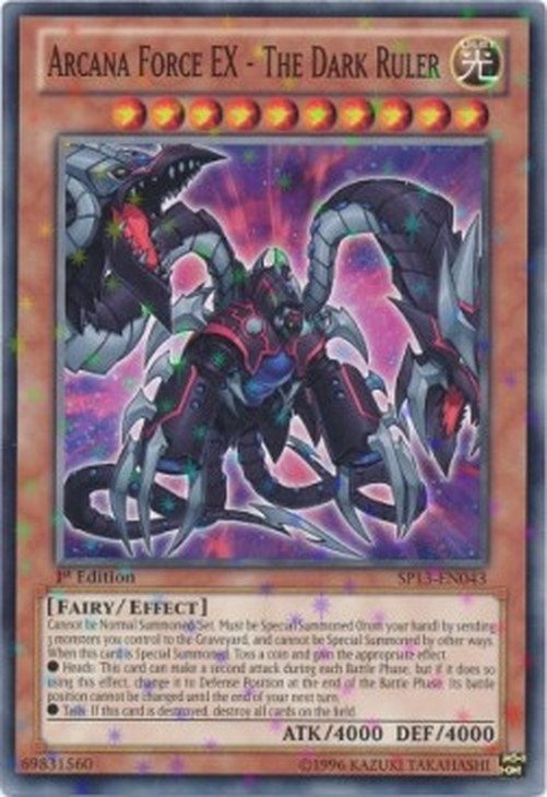 Yu-Gi-Oh! SP13 Arcana Force EX - The Dark Ruler (V.2 - Starfoil Rare)