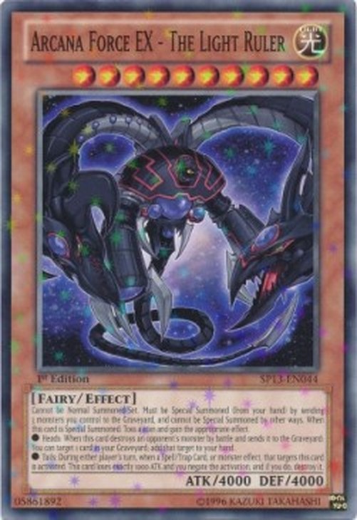 Yu-Gi-Oh! SP13 Arcana Force EX - The Light Ruler (V.2 - Starfoil Rare)
