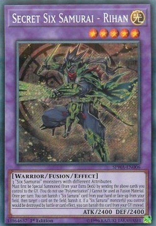 Yu-Gi-Oh! SPWA Secret Six Samurai - Rihan