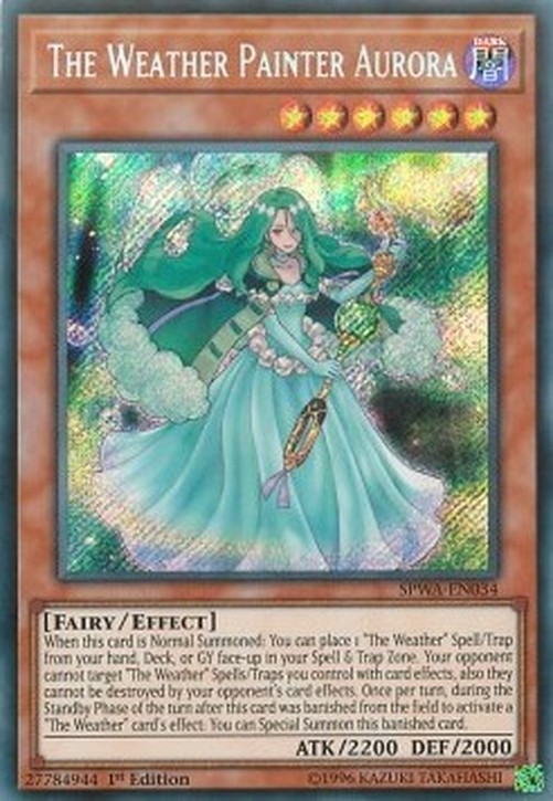 Yu-Gi-Oh! SPWA The Weather Painter Aurora