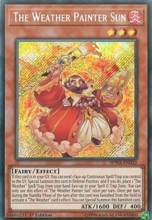 Yu-Gi-Oh! SPWA The Weather Painter Sun