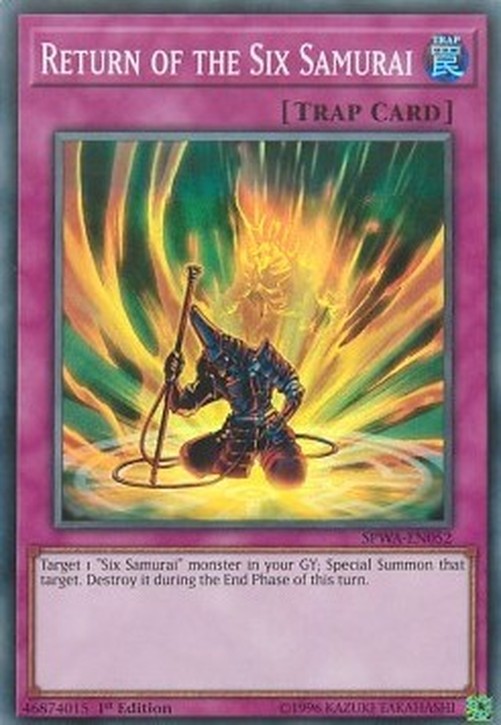 Yu-Gi-Oh! SPWA Return of the Six Samurai