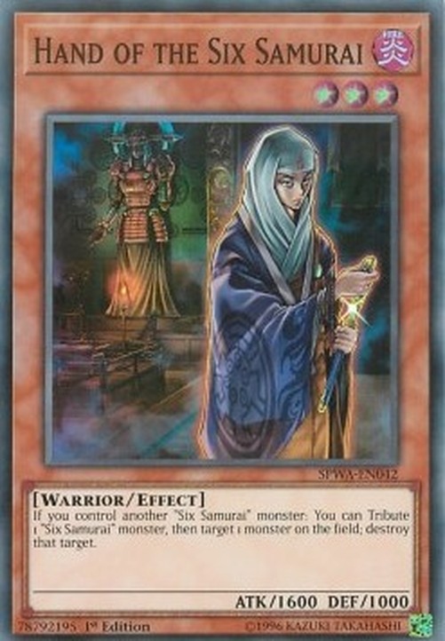 Yu-Gi-Oh! SPWA Hand of the Six Samurai