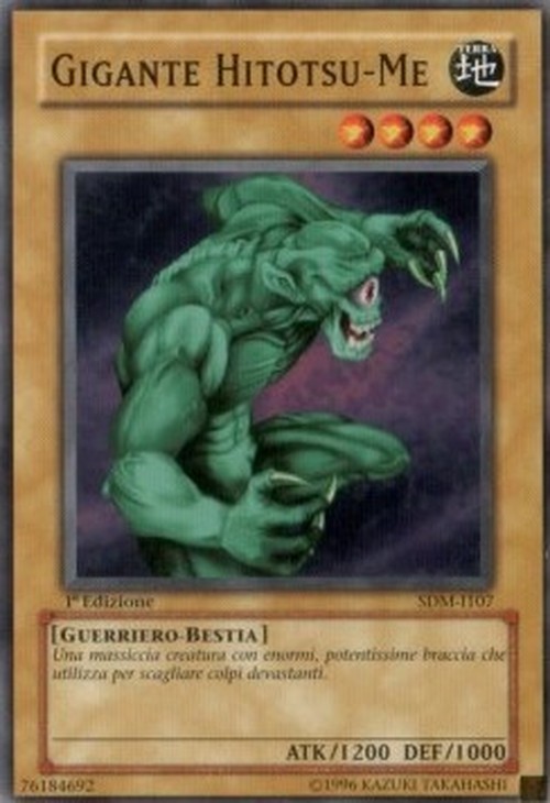 Yu-Gi-Oh! SDM Hitotsu-Me Giant