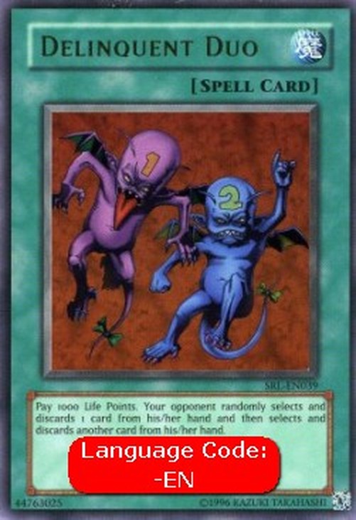 Yu-Gi-Oh! SRL Delinquent Duo (V.3 - Ultra Rare)