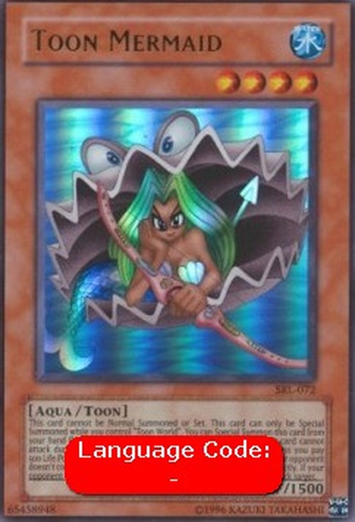 Yu-Gi-Oh! SRL Toon Mermaid (V.2 - Ultra Rare)