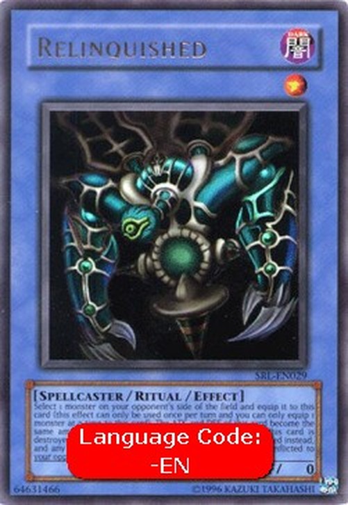 Yu-Gi-Oh! SRL Relinquished (V.3 - Ultra Rare)
