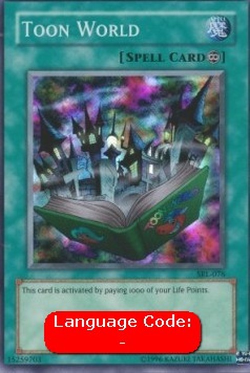 Yu-Gi-Oh! SRL Toon World (V.2 - Super Rare)