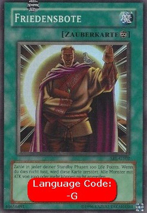 Yu-Gi-Oh! SRL Messenger of Peace (V.1 - Super Rare)