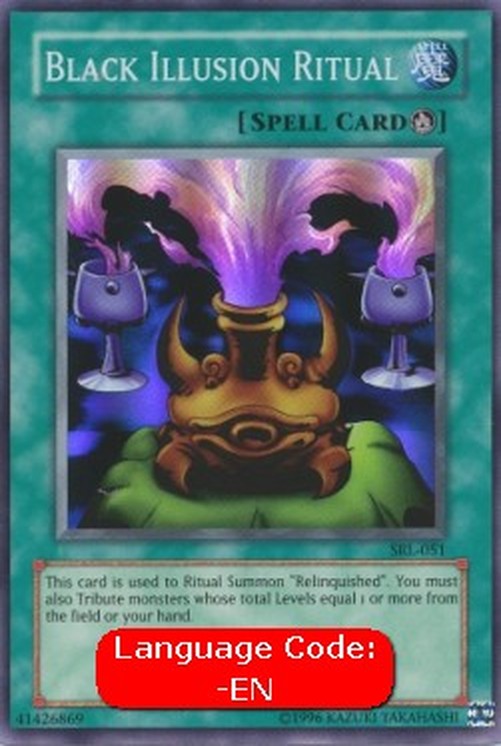 Yu-Gi-Oh! SRL Black Illusion Ritual (V.3 - Super Rare)