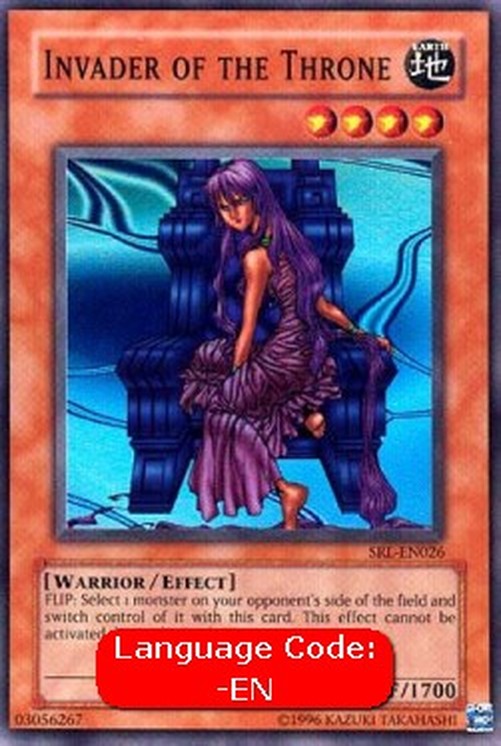 Yu-Gi-Oh! SRL Invader of the Throne (V.3 - Super Rare)