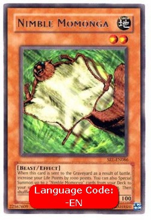 Yu-Gi-Oh! SRL Nimble Momonga (V.3 - Rare)