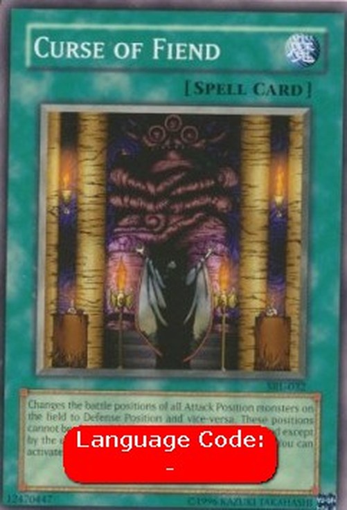 Yu-Gi-Oh! SRL Curse of Fiend (V.2 - Common)