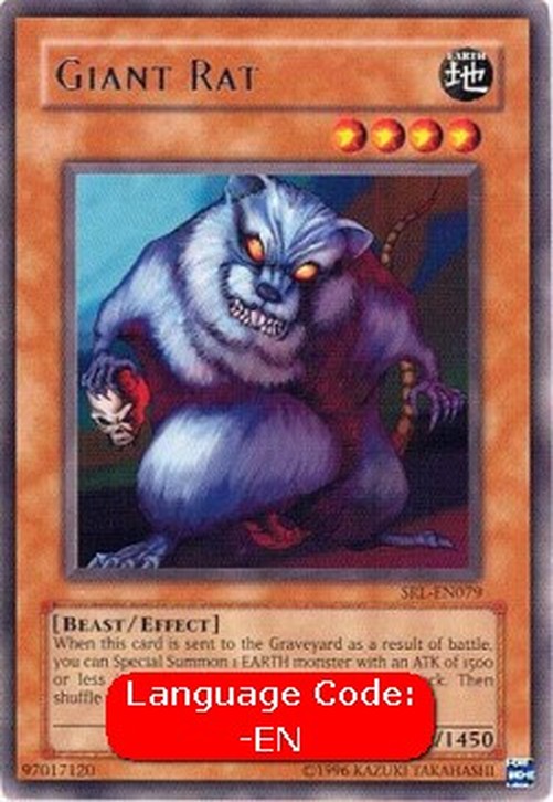 Yu-Gi-Oh! SRL Giant Rat (V.3 - Rare)