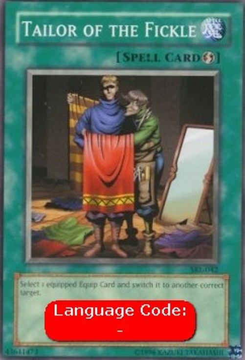 Yu-Gi-Oh! SRL Tailor of the Fickle (V.2 - Common)