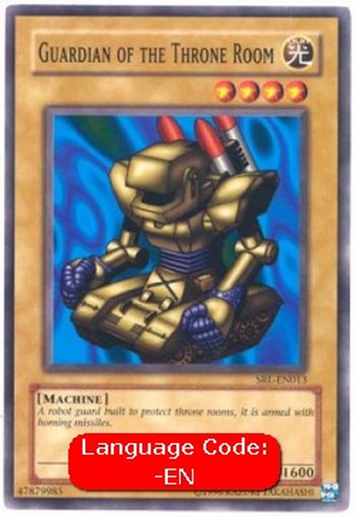 Yu-Gi-Oh! SRL Guardian of the Throne Room (V.3 - Common)