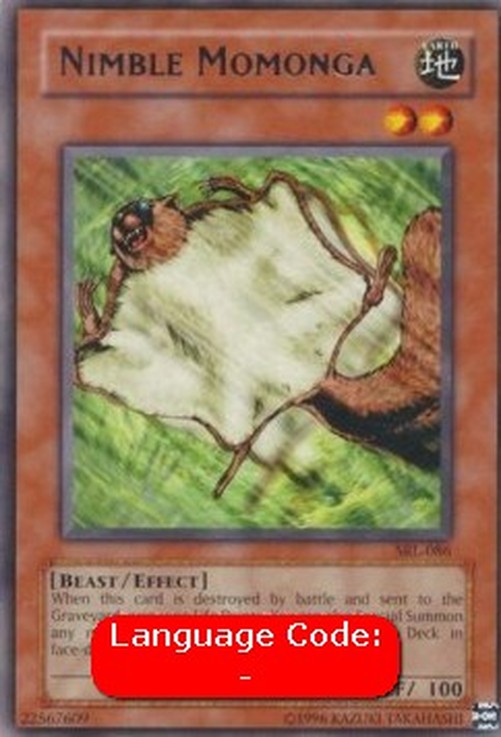 Yu-Gi-Oh! SRL Nimble Momonga (V.2 - Rare)