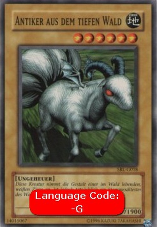 Yu-Gi-Oh! SRL Ancient One of the Deep Forest (V.1 - Common)