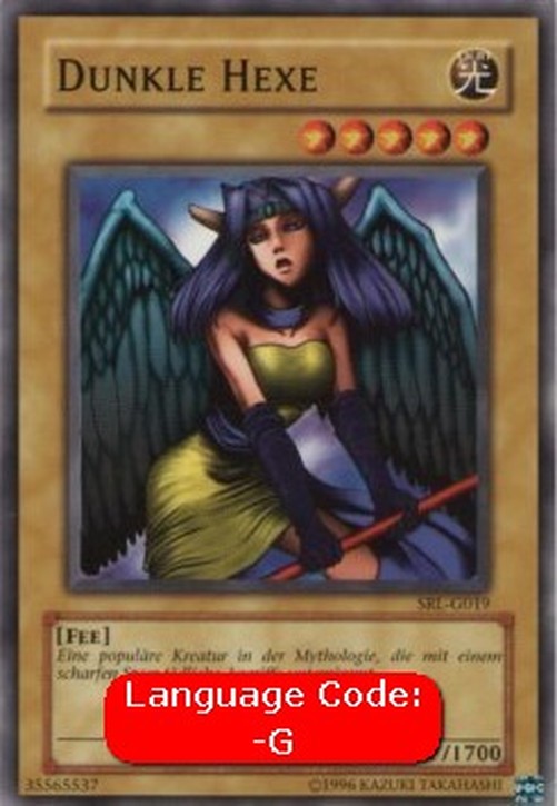 Yu-Gi-Oh! SRL Dark Witch (V.1 - Common)
