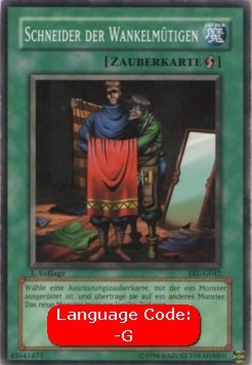 Yu-Gi-Oh! SRL Tailor of the Fickle (V.1 - Common)