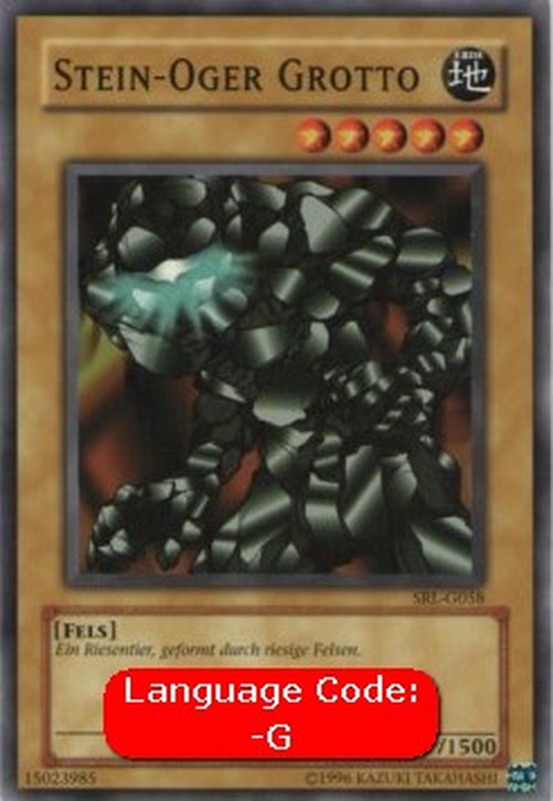 Yu-Gi-Oh! SRL Stone Ogre Grotto (V.1 - Common)