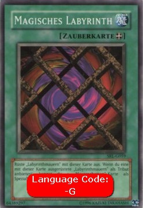 Yu-Gi-Oh! SRL Magical Labyrinth (V.1 - Common)
