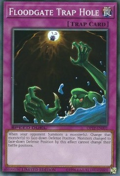 Yu-Gi-Oh! OPTP Floodgate Trap Hole