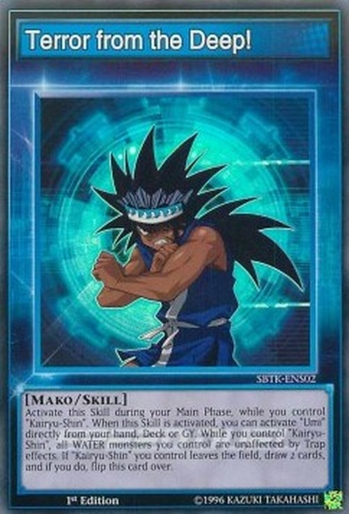 Yu-Gi-Oh! SBTK Terror from the Deep! (Skill) (V.1 - Super Rare)