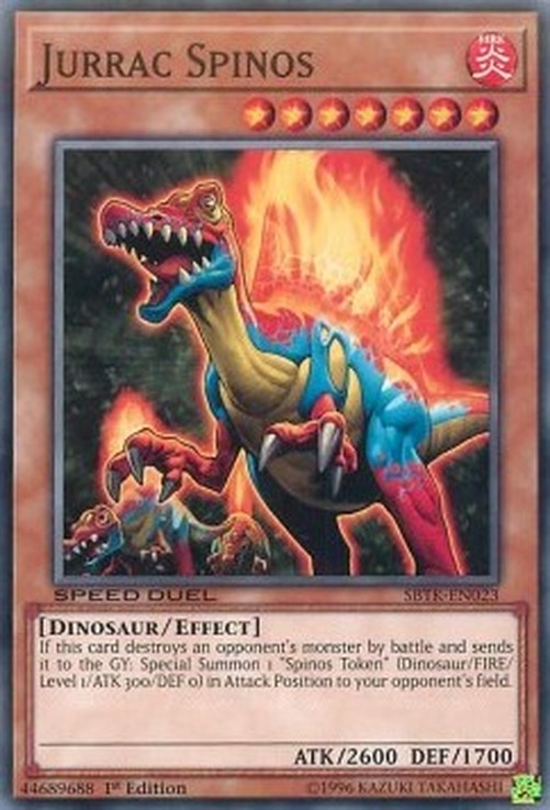 Yu-Gi-Oh! SBTK Jurrac Spinos