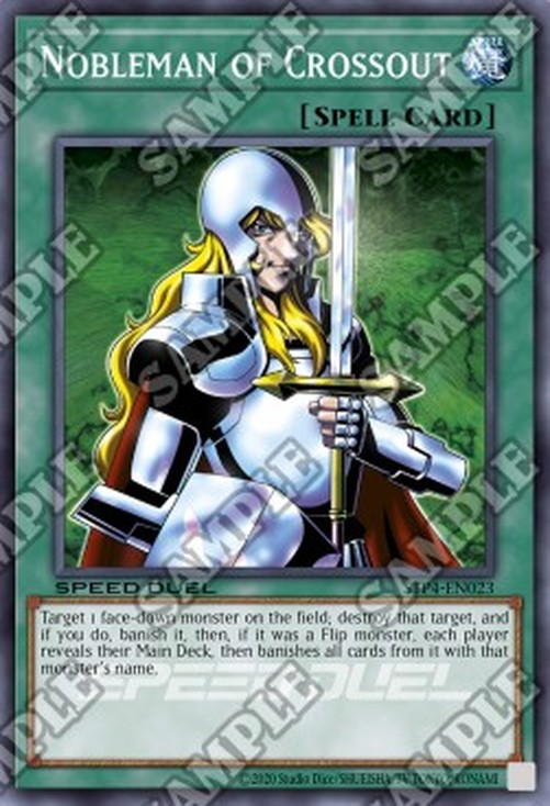 Yu-Gi-Oh! STP4 Nobleman of Crossout