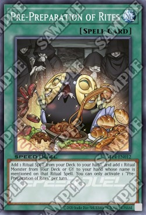Yu-Gi-Oh! STP4 Pre-Preparation of Rites