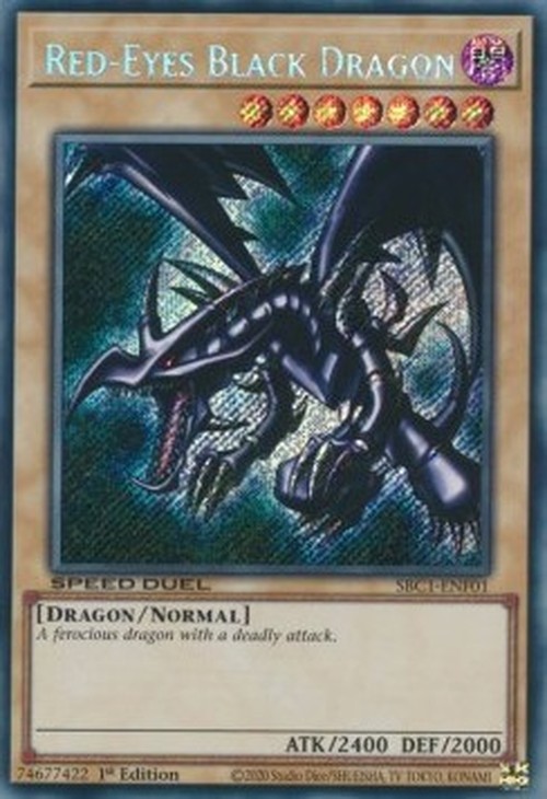 Yu-Gi-Oh! SBC1 Red-Eyes Black Dragon (V.2 - Secret Rare)