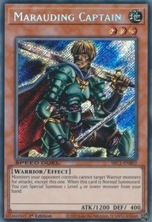 Yu-Gi-Oh! SBC1 Marauding Captain (V.2 - Secret Rare)