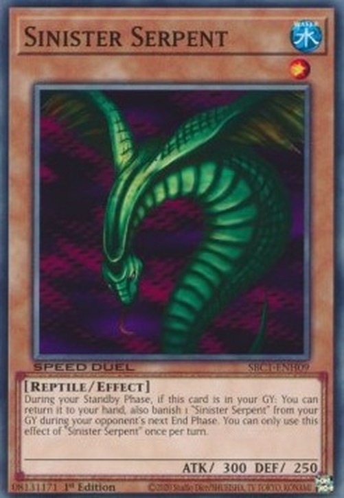 Yu-Gi-Oh! SBC1 Sinister Serpent