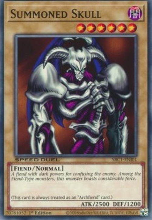 Yu-Gi-Oh! SBC1 Summoned Skull (V.1 - Common)