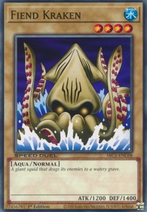 Yu-Gi-Oh! SBC1 Fiend Kraken