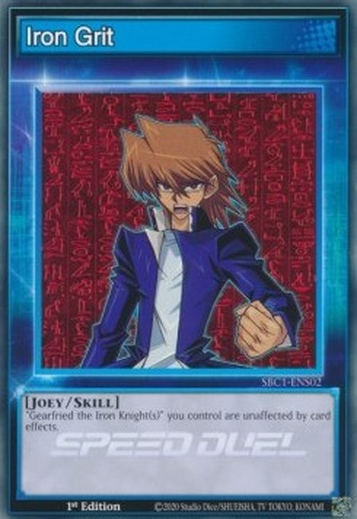 Yu-Gi-Oh! SBC1 Iron Grit (Skill)