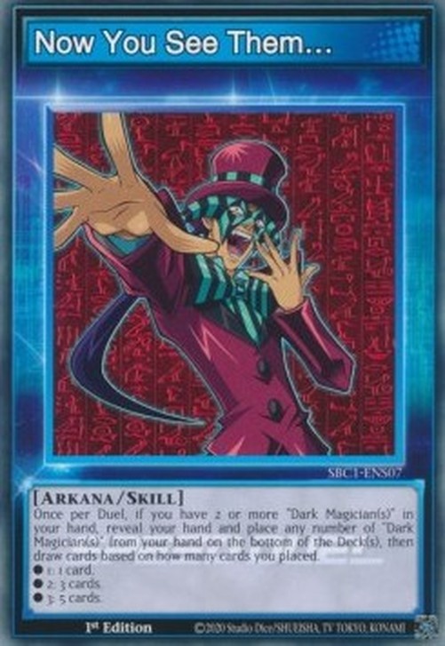 Yu-Gi-Oh! SBC1 Now You See Them… (Skill)