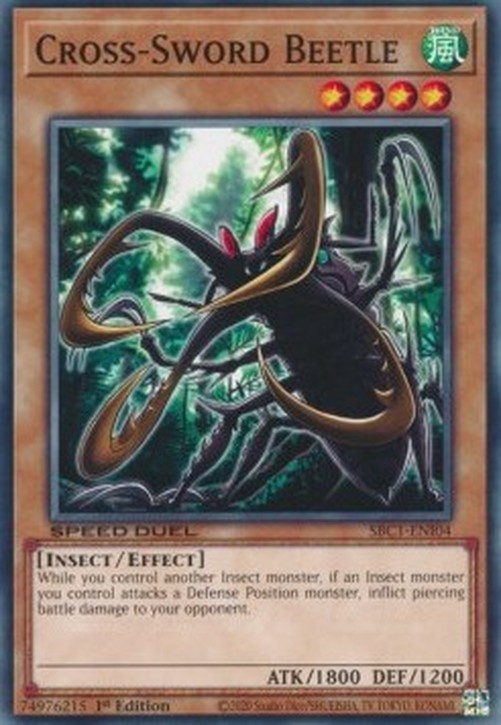 Yu-Gi-Oh! SBC1 Cross-Sword Beetle