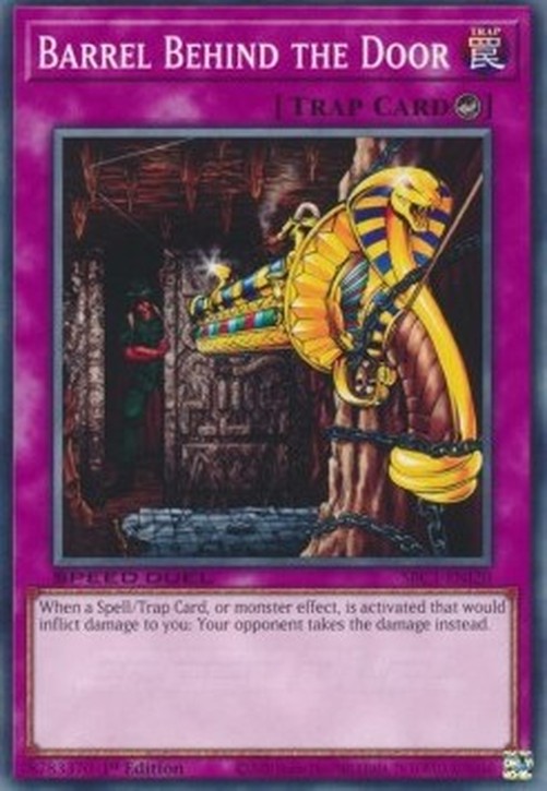 Yu-Gi-Oh! SBC1 Barrel Behind the Door